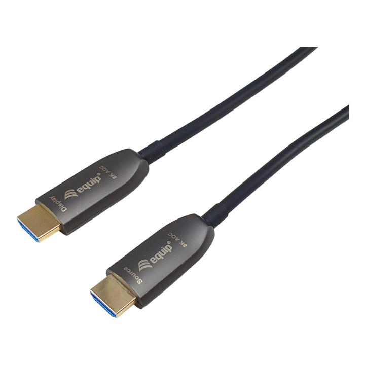 Cable EQUIP HDMI A 2.1/M 8K/60Hz 100m Negro (EQ119423)