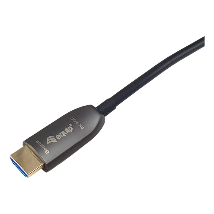 Cable EQUIP HDMI A 2.1/M 8K/60Hz 100m Negro (EQ119423)