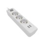 Regleta Philips 3xSchuko 2xUSB Interrupt (SPN3032WA/10)