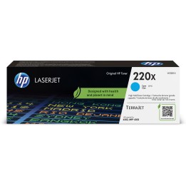 Toner HP LaserJet 220X Cian 5500 páginas (W2201X)
