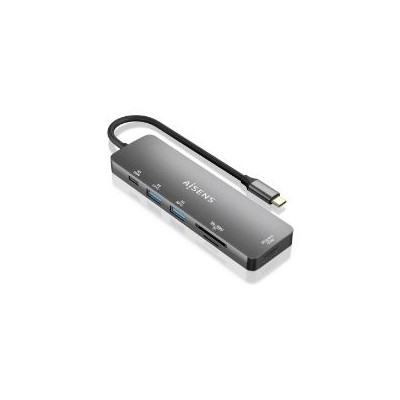 Dock AISENS USB-C a 2USB-A/HDMI/USB-C (ASUC-6P016-GR)