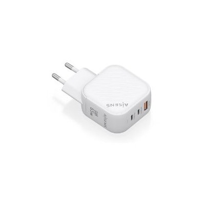 Cargador Pared AISENS USB-A 2USB-C 65W(ASCH-65W3P026-W)