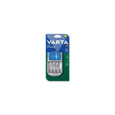 Cargador de Pilas Varta LCD 220V/12V/USB para AAA/AA