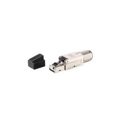 Conector EQUIP RJ45 Cat8.1 Kit 5 Negro/Acero (EQ121172)