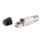 Conector EQUIP RJ45 Cat8.1 Kit 5 Negro/Acero (EQ121172)