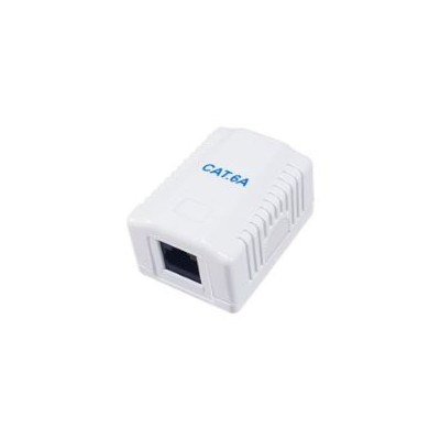 Roseta EQUIP 1xRJ45 Cat.6a Hembra Blanco (EQ235215)