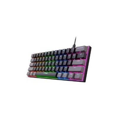 Teclado Gaming Trust GXT867 Acira RGB USB Negro (24885)