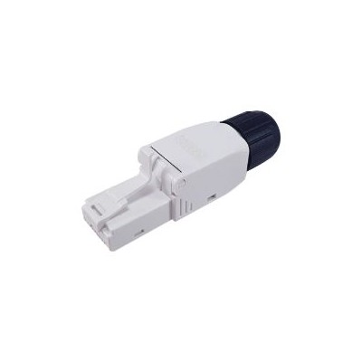 Conector EQUIP RJ45 Cat.6 Kit 5 Negro/Blanco (EQ121161)