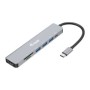 Dock Station EQUIP USB-C a HDMI/3USB-A/PD (EQ133494)