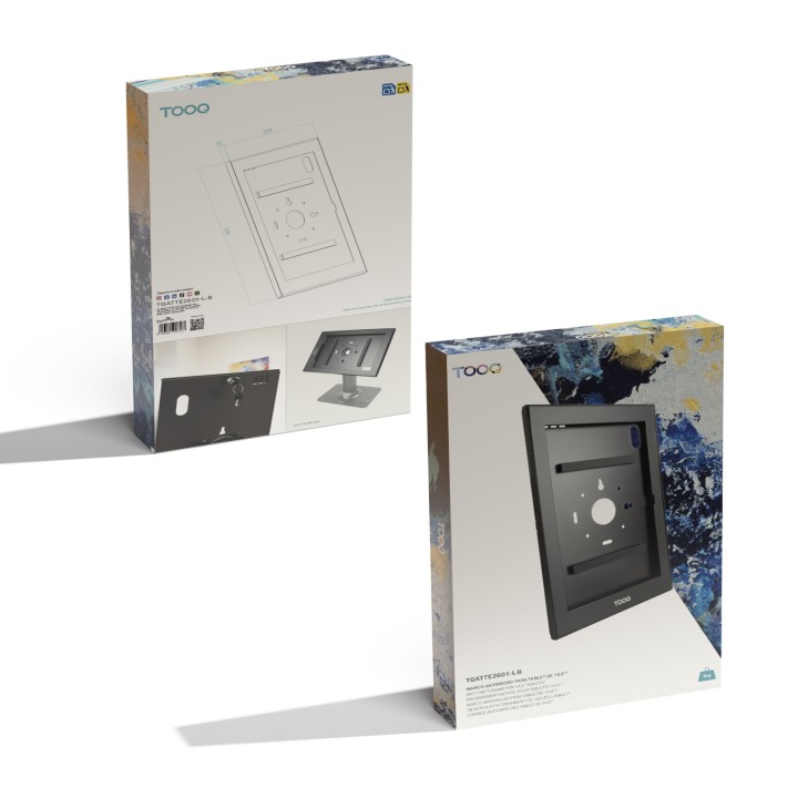 Marco Antirrobo TooQ para Tablet Negro (TQATTE2601-L-B)