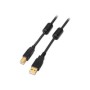 Cable AISENS USB-A/M a USB-B/M 2m Negro (A101-0009)