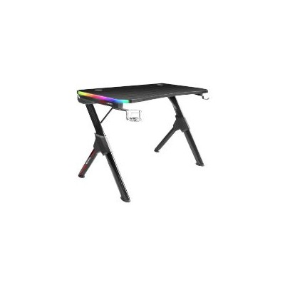 Mesa Mars Gaming 110x60x75 Máx 100Kg RGB Negro (MGDRGB)