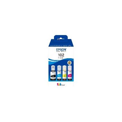 Tinta Epson 102 EcoTank Pack Negro/Color (C13T03R640)