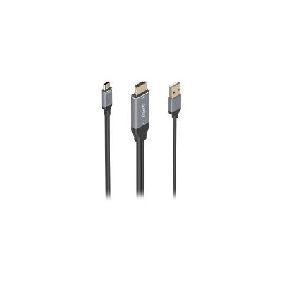 Conversor AISENS HDMI 2.0/USB-A/M a USB-C/M (A109-0871)