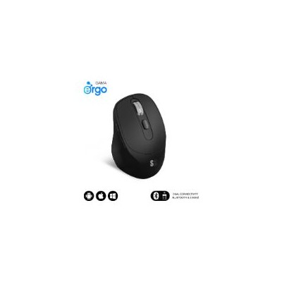 Ratón SUBBLIM Comfort Bluetooth Negro (SUBMO-EDCON01)