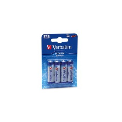 Pilas alcalinas AA Verbatim (pack 4) (49921)