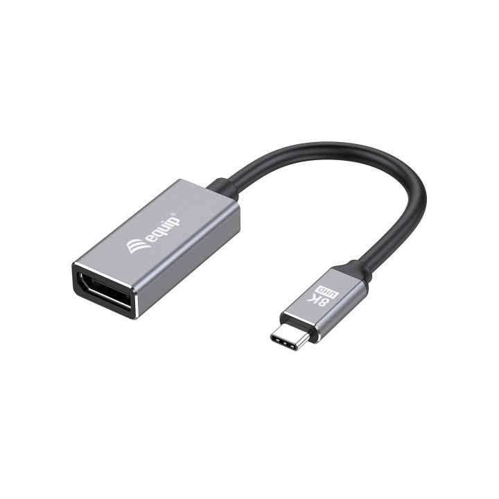 Cable EQUIP USB-C/M a DP/H Negro/Gris (EQ133493)
