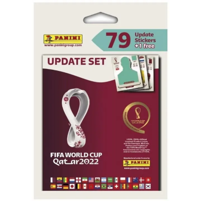 PANINI SET UPDATE 79 STICKERS MUNDIAL QATAR 2022-2023