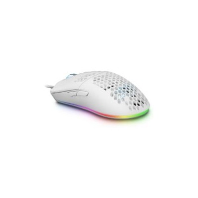 Ratón Mars Gaming RGB USB-A 12400dpi Blanco (MMAXW)