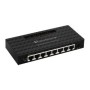 Switch LevelOne 8xRJ45 GbE Negro (GEU-0821)