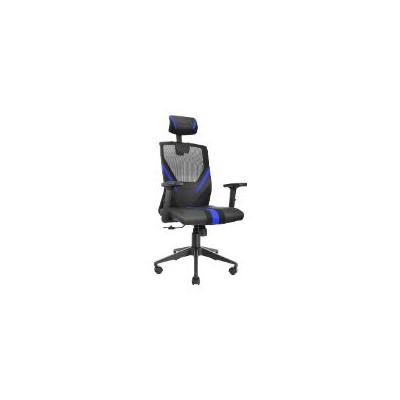 Silla Mars Gaming Ergonómica Negra/Azul (MGCERGOBBL)