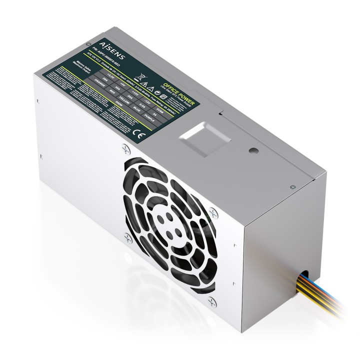 Fuente AISENS ATX 500W TFX 8cm Plata (ASPC-500TFX-SEO)
