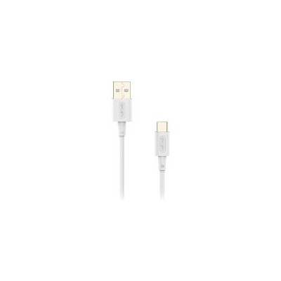 Cable NUBBEH Elisium USB-A/USB-C 1m Blanco(NBTCABLACW1)