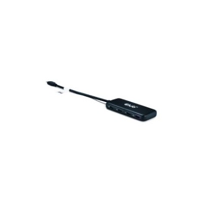 Hub Club 3D USB-C a 4xUSB-C 10G PD 3.0 Negro (CSV-1548)