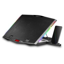 Base Refrigeración Mars Gaming 17" Stand Negra (MNBC5)