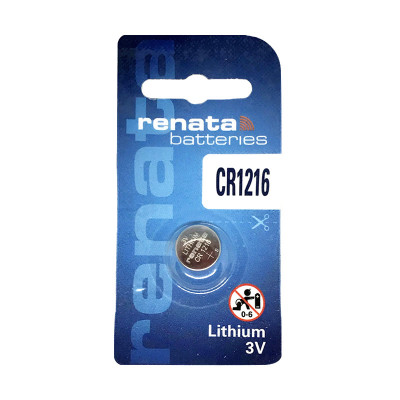 Pila Renata 1216 LITHIUM Swiss Made 0% mercurio