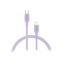 Cable NUBBEH USB-C/Lightning 1m 2A Lila (NBTCABLCLP1)