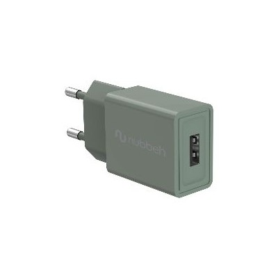 Cargador Pared NUBBEH 1USB-A 10W Verde (NBWALLCHUSBG10)