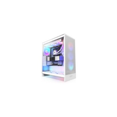 Semitorre NZXT H7 Flow RGB USB-A/C Blanca (CM-H72FW-R1)