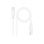 Nanocable USB-C/M a USB-C/M 1m Blanco (10.01.2301-W)