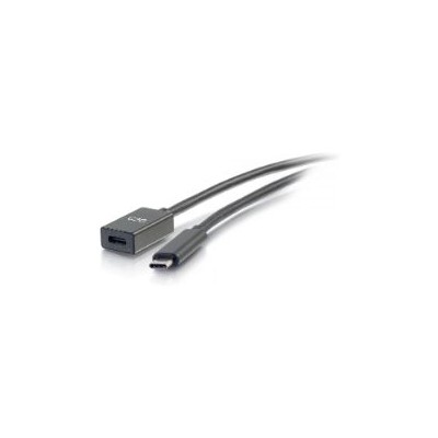 Cable C2G USB-C 3.1/H a USB-C/M Gen2 90cm Negro (88658)