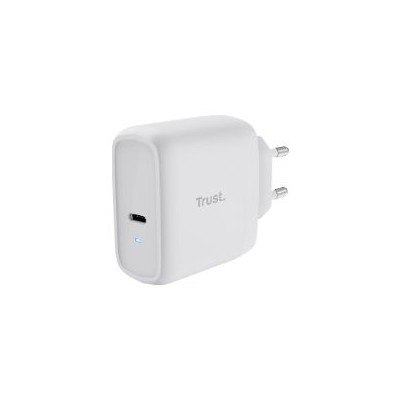 Cargador Trust Maxo 1xUSB-C 65W Pared Blanco (25139)