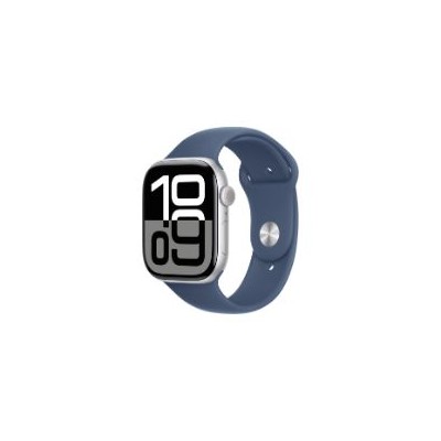 Apple Watch Series 10 GPS 46mm Plata/Azul (MWWL3QL/A)