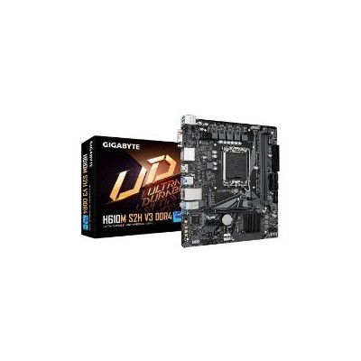 GIGABYTE H610M S2H V3:(1700) 2DDR4 HDMI VGA DVI DP mATX