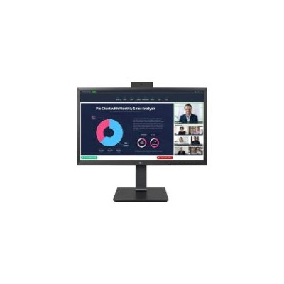 Monitor LG 24" LED IPS FHD Usb-C Webcam (24BP75CP-B)