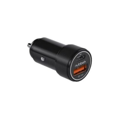 Cargador Coche NUBBEH Siroco Usb-A/Usb-C 30W (NBCARCHB)