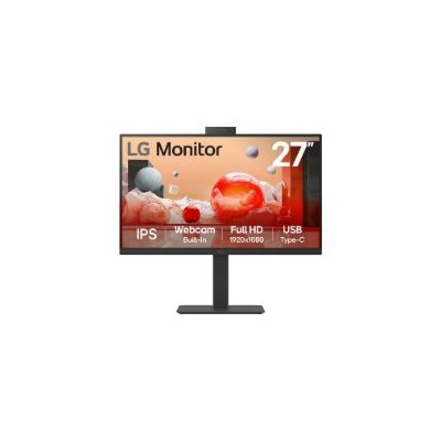 Monitor LG 27" IPS FHD con WebCam Negro (27BA850-B)