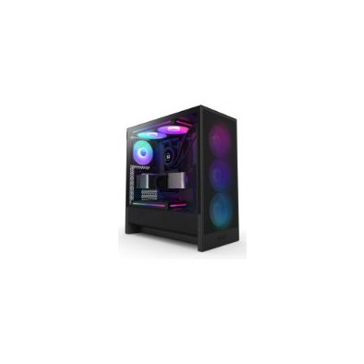 Caja NZXT H5 Flow RGB EATX Negra (CC-H52FB-R1)