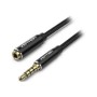 Cable Vention 3.5mm/M a 3.5mm/H 1.5m Negro (BHCBG)