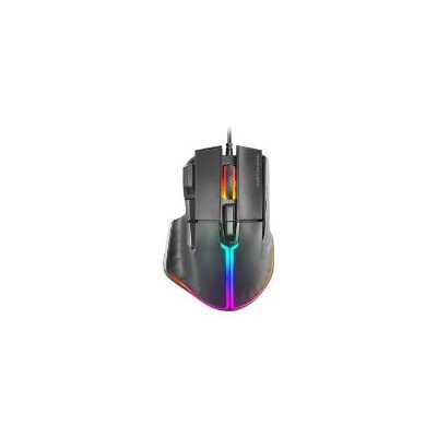 Ratón Mars Gaming Óptico RGB USB 12800dpi Negro (MMXT)