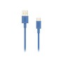 Cable NUBBEH Elisium USB-A/USB-C 1m Azul (NBTCABLACBL1)