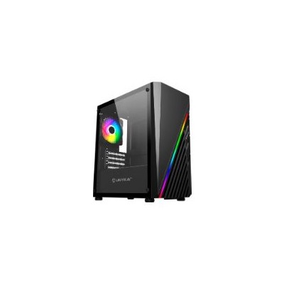 Semitorre UNYKA Mini Glayze ARGB mATX Negra (UK113021)