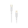 Cable NUBBEH USB-C/Lightning 1m 2A Blanco (NBTCABLCLW1)