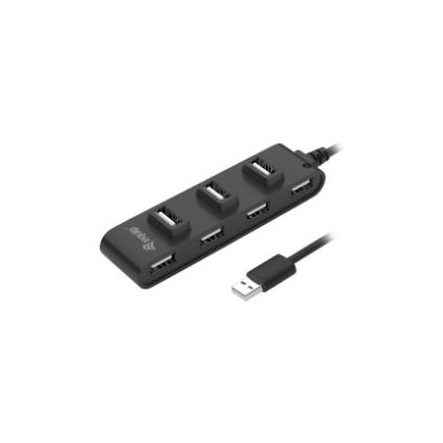 Hub EQUIP 7xUSB 2.0 Negro (128957)