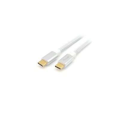 Cable EQUIP USB-C/M a USB-C/M 1m 100W Blanco (EQ128356)