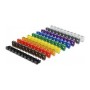 Marcadores de Cable Delock Colores Pack 100 (18304)